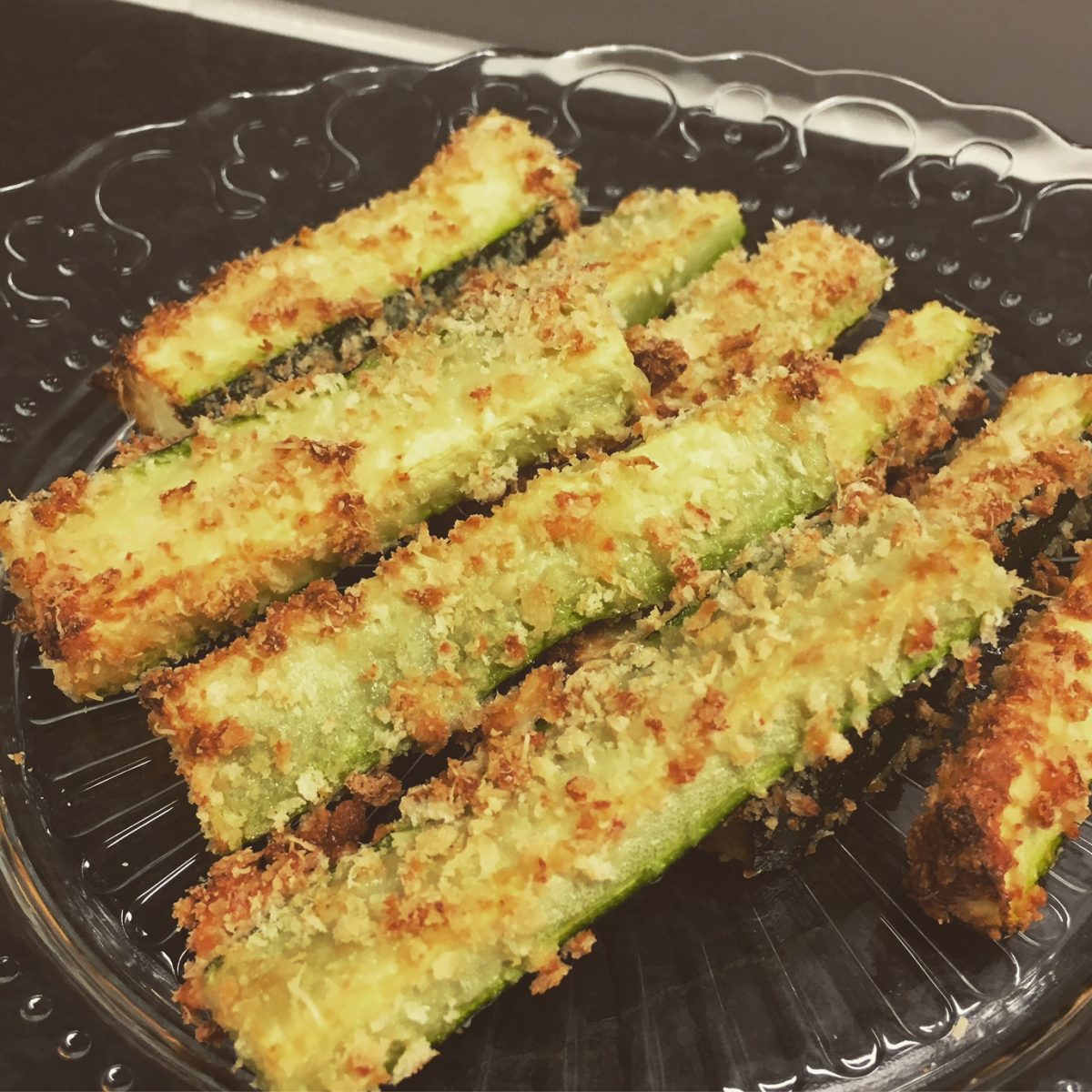 Parmesanpanerad Zucchini