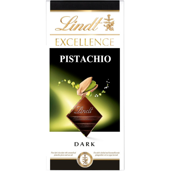 Lindt Chokladkaka Excellence Dark Pistachio