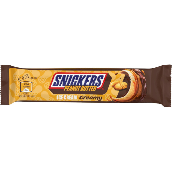 Snickers Ice Cream Bar Creamy Peanut Butter