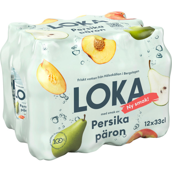 Loka Mineralvatten Persika/Päron