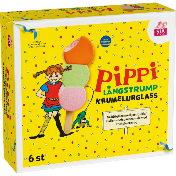 SIA Glass Pippi Långstrump Krumelurglass