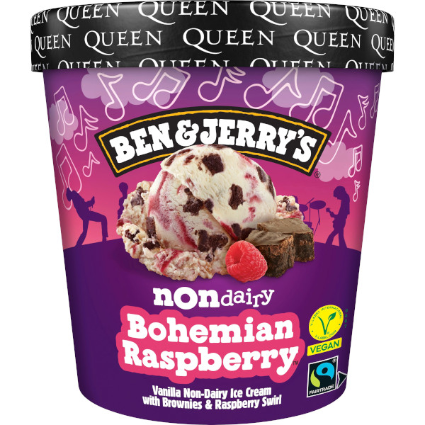 Ben & Jerry's Glass Bohemian Raspberry Non Dairy