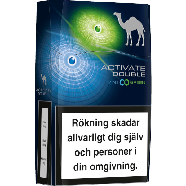 Camel Cigaretter Activate Double Mint Green