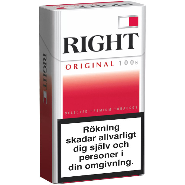 Right Cigaretter Original 100s