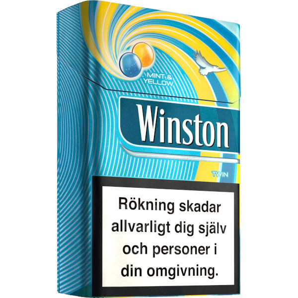 Winston Cigaretter Twin Mint & Yellow