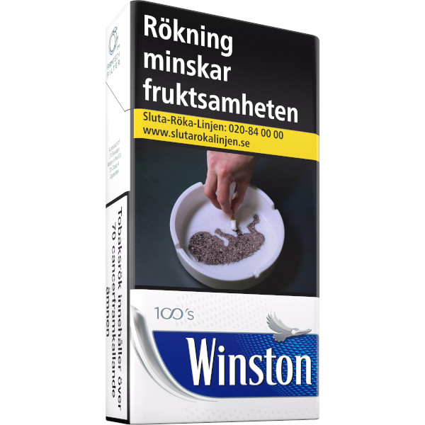 Winston Cigaretter Blue 100s