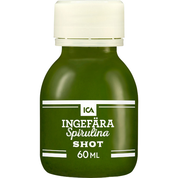 ICA Shot Ingefära & Spirulina