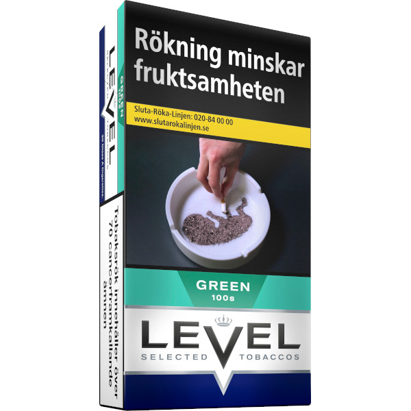 Level Cigaretter Green 100s