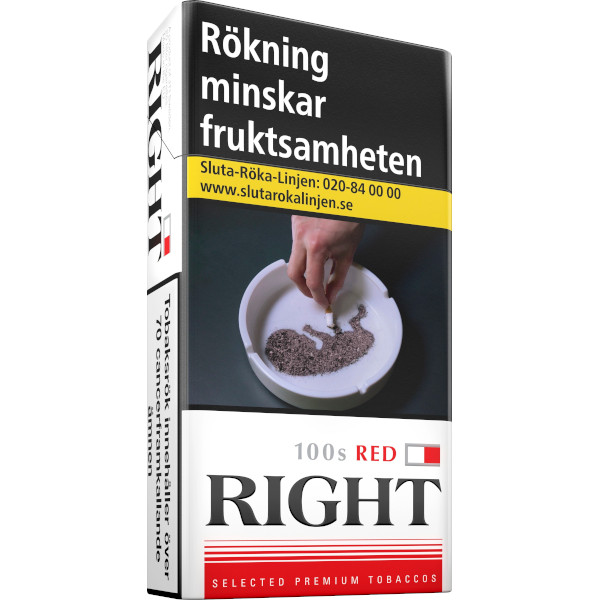 Right Cigaretter Red 100s