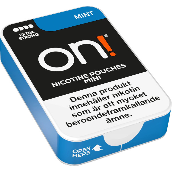 on! Nikotinpåsar Mint 9mg