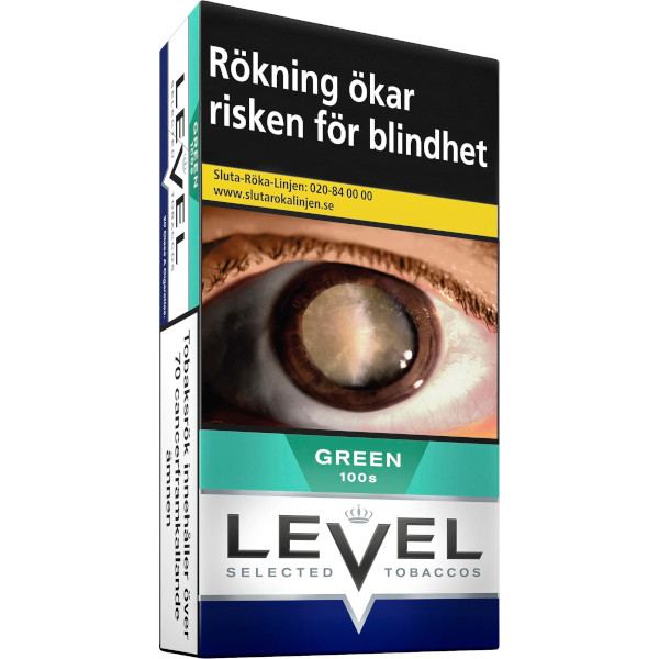 Level Cigaretter Green 100s
