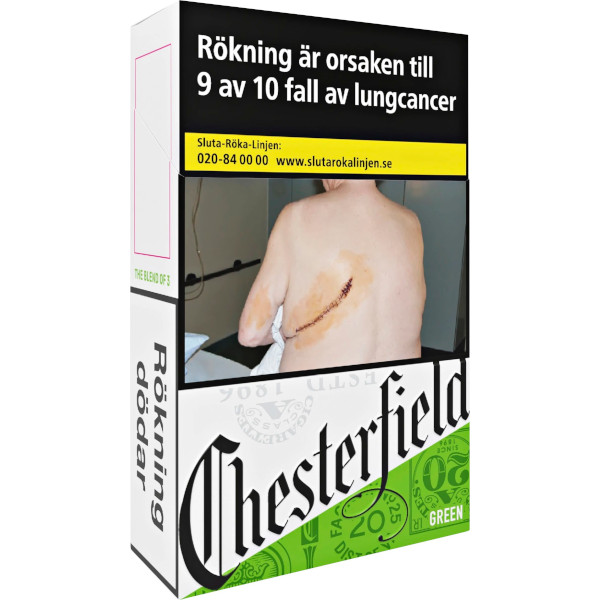 Chesterfield Cigaretter Green
