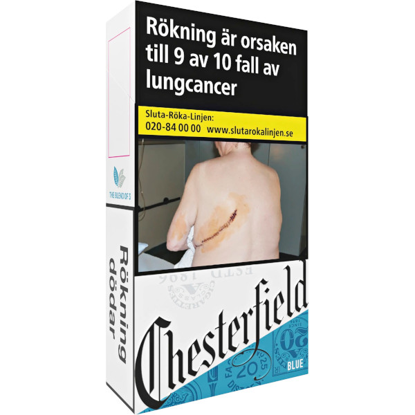 Chesterfield Cigaretter Blue 100s
