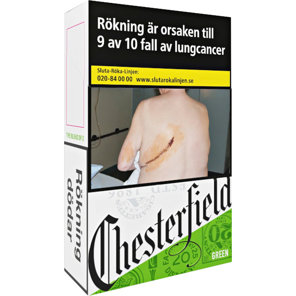 Chesterfield Cigaretter Green