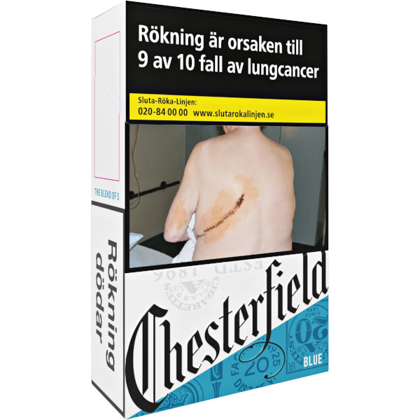 Chesterfield Cigaretter Blue
