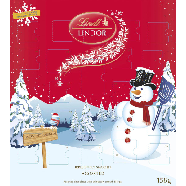 Lindt Adventskalender Lindor Snowman