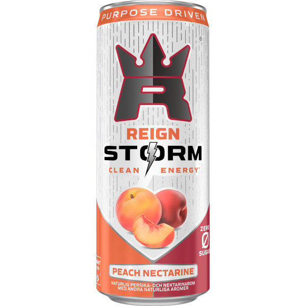 Reign Energidryck Storm Peach Nectarine