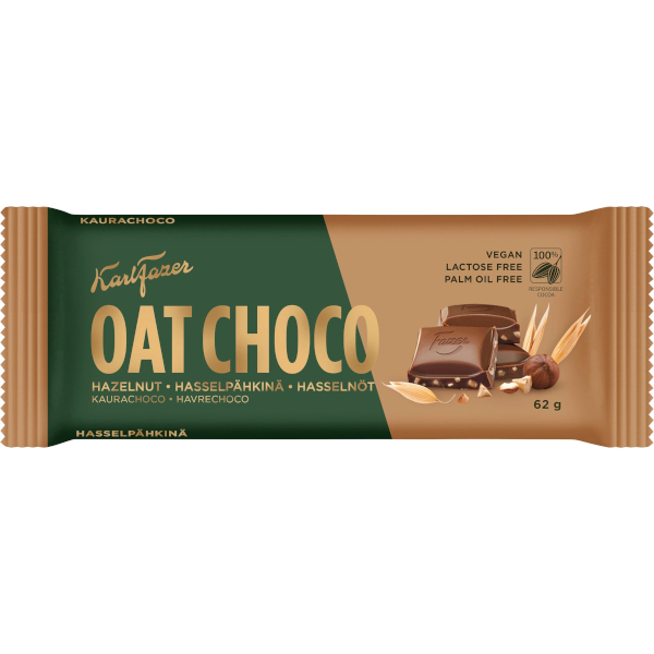 Fazer Chokladkaka Karl Fazer Oat Choco Hasselnöt