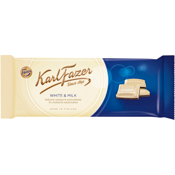Fazer Chokladkaka Karl Fazer White & Milk