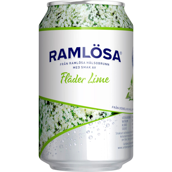 Ramlösa Mineralvatten Fläder/Lime