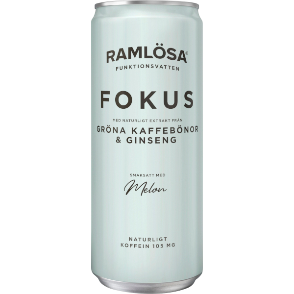 Ramlösa Funktionsvatten Fokus Gröna Kaffebönor & Ginseng