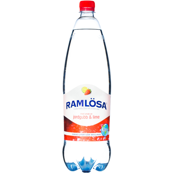 Ramlösa Mineralvatten Jordgubb & Lime