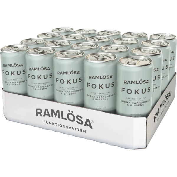 Ramlösa Funktionsvatten Fokus Gröna Kaffebönor & Ginseng