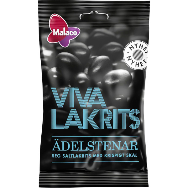 Malaco Viva Lakrits Ädelstenar