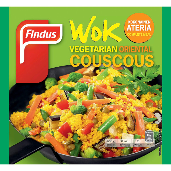 Findus Wok Vegetarian Oriental Couscous