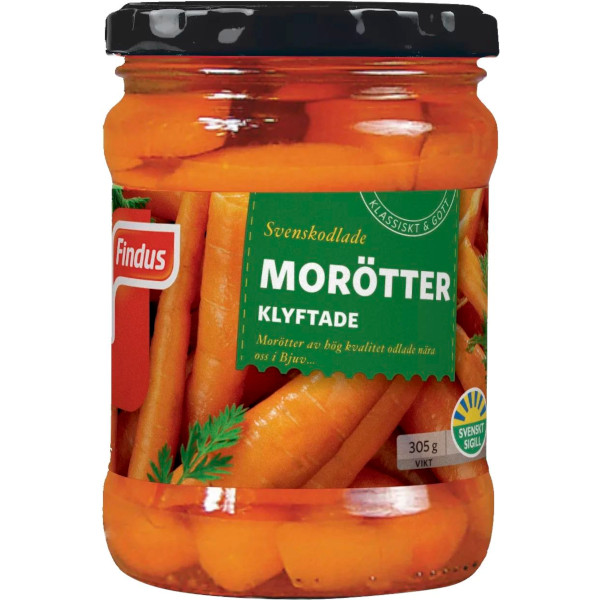 Findus Morötter Klyftade
