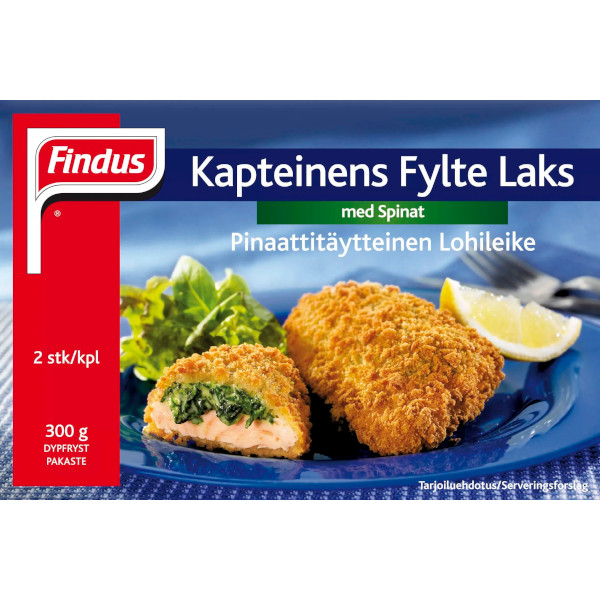 Findus Kapteinens Fylte Laks Spenat
