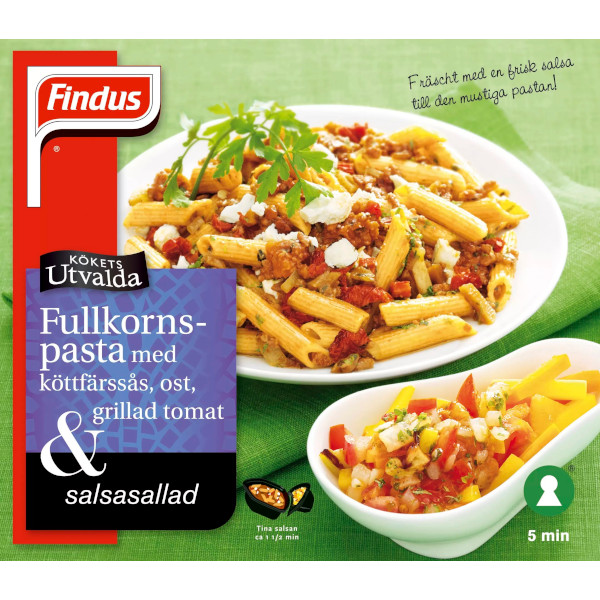 Findus Kökets Utvalda Fullkornspasta & Köttfärssås