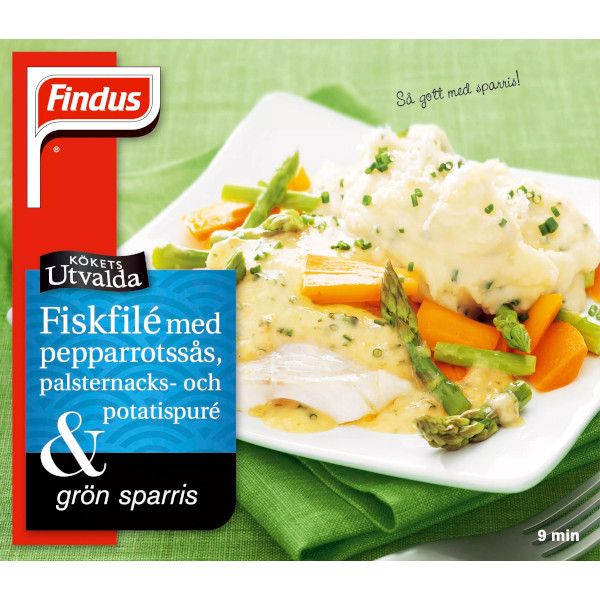 Findus Kökets Utvalda Fiskfilé & Pepparrotssås