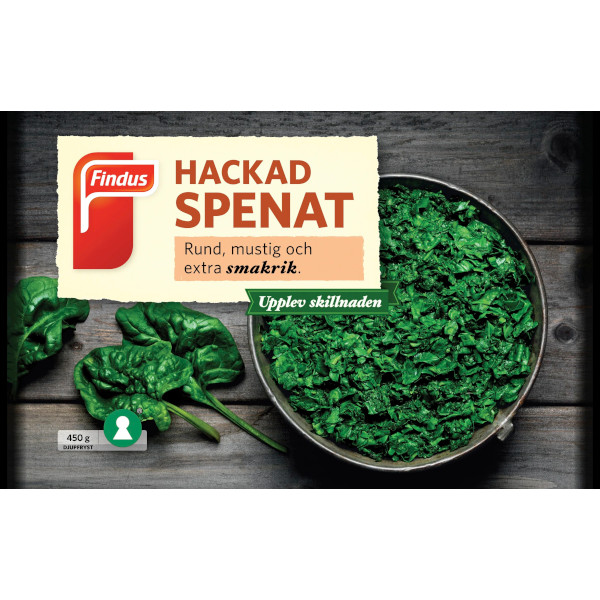 Findus Spenat Hackad