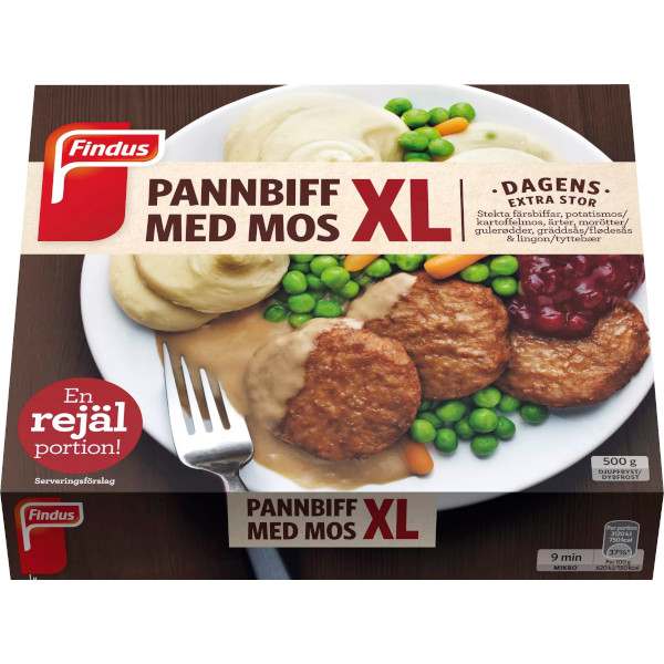 Findus Dagens XL Pannbiff Med Mos