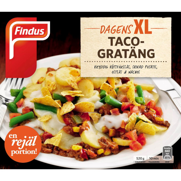 Findus Dagens XL Tacogratäng