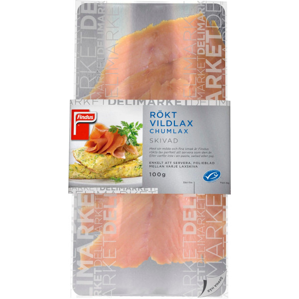 Findus Vildlax Rökt Skivad