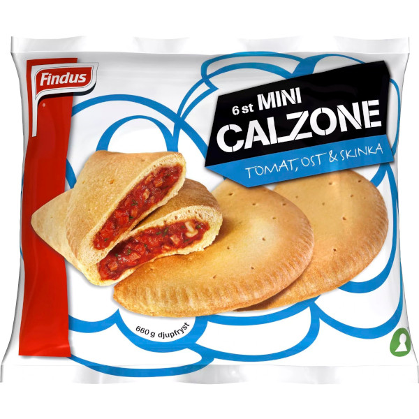 Findus Minicalzone Tomat/Ost/Skinka