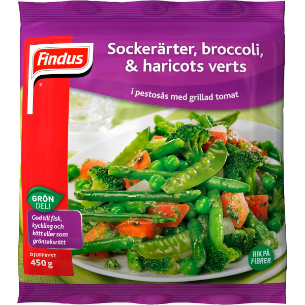 Findus Sockerärter/Broccoli/Haricots Verts