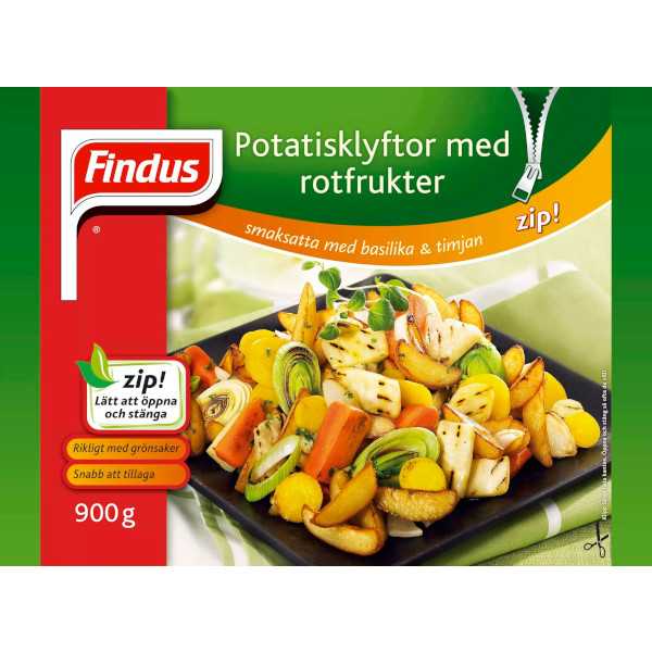 Findus Potatisklyftor & Rotfrukter