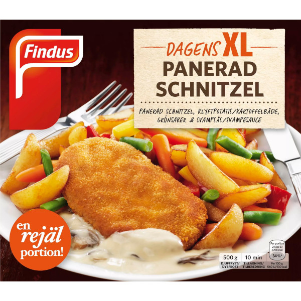 Findus Dagens XL Panerad Schnitzel