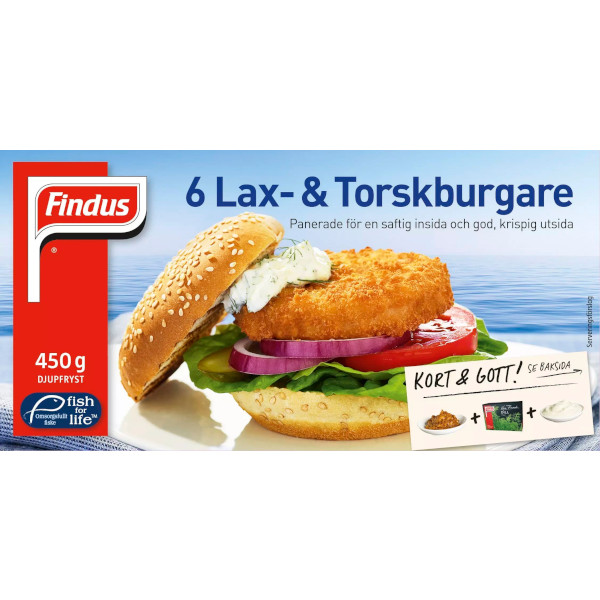 Findus Lax & Torskburgare