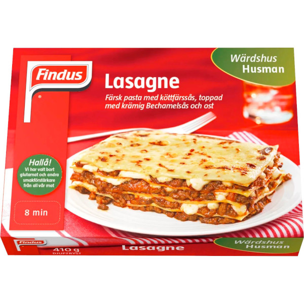 Findus Wärdshus Lasagne