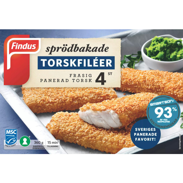 Findus Sprödbakade Torskfiléer