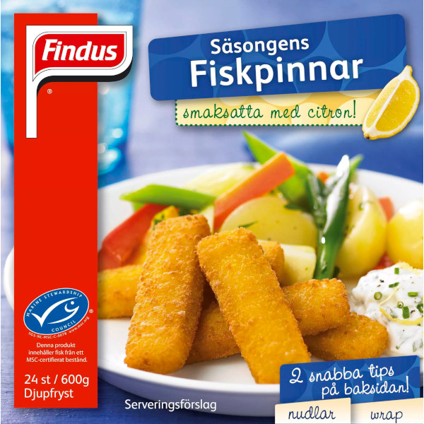Findus Fiskpinnar Citron