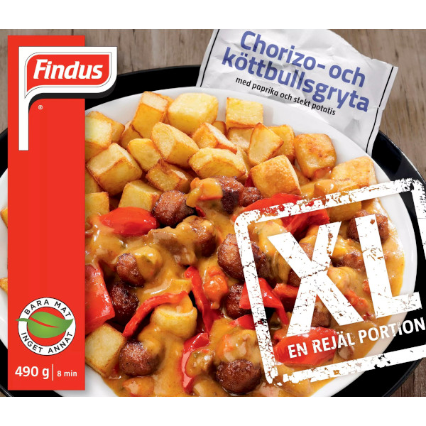 Findus Chorizo & Köttbullsgryta XL