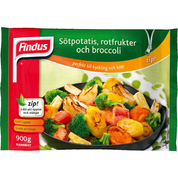 Findus Sötpotatis/Rotfrukter/Broccoli
