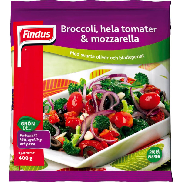 Findus Broccoli/Hela Tomater/Mozzarella