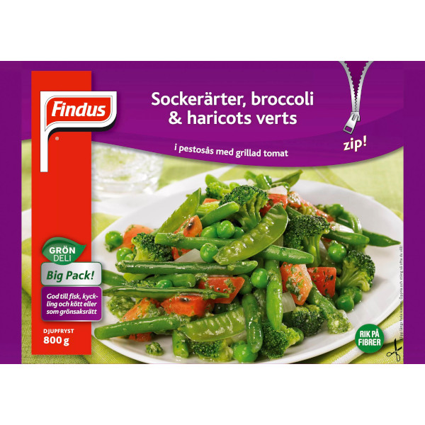 Findus Sockerärter/Broccoli/Haricots Verts