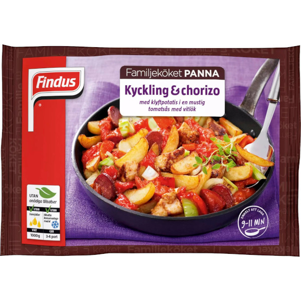Findus Kyckling & Chorizopanna
